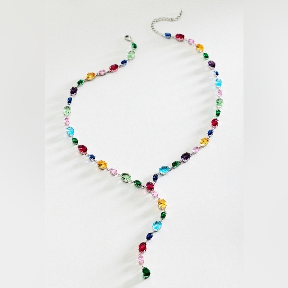 Anthropologie Jewelry - Anthropologie Multicolor Gemstone Necklace